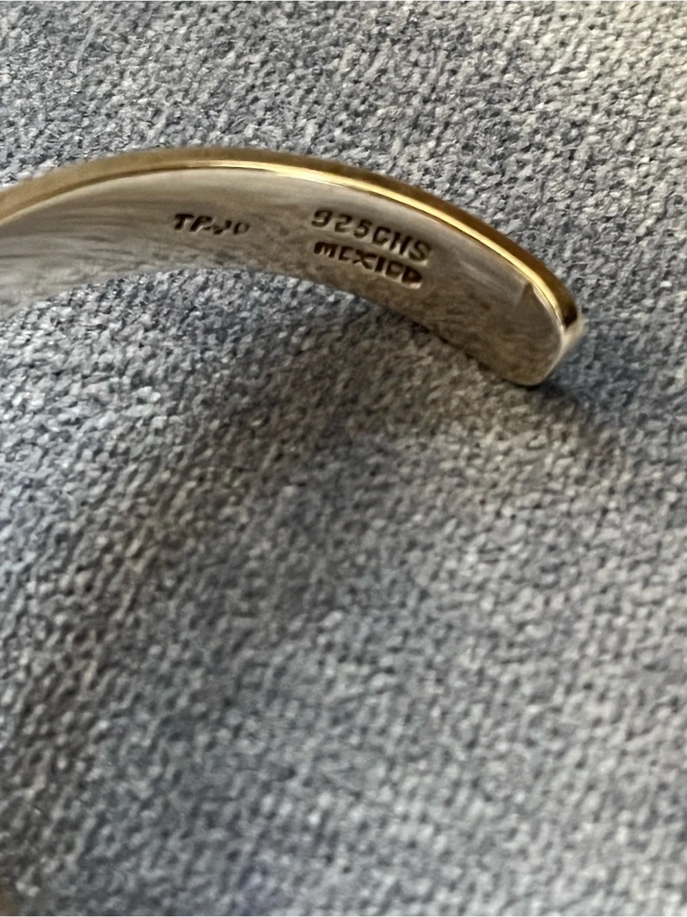 Sterling Silver  Cuff. Taxco Mexico Onix Stone  Mark 925